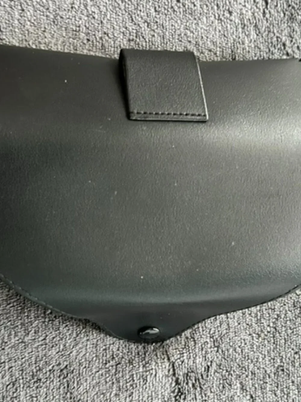 Ray-Ban Black Soft Leather Sunglasses Case with Cleaning Cloth